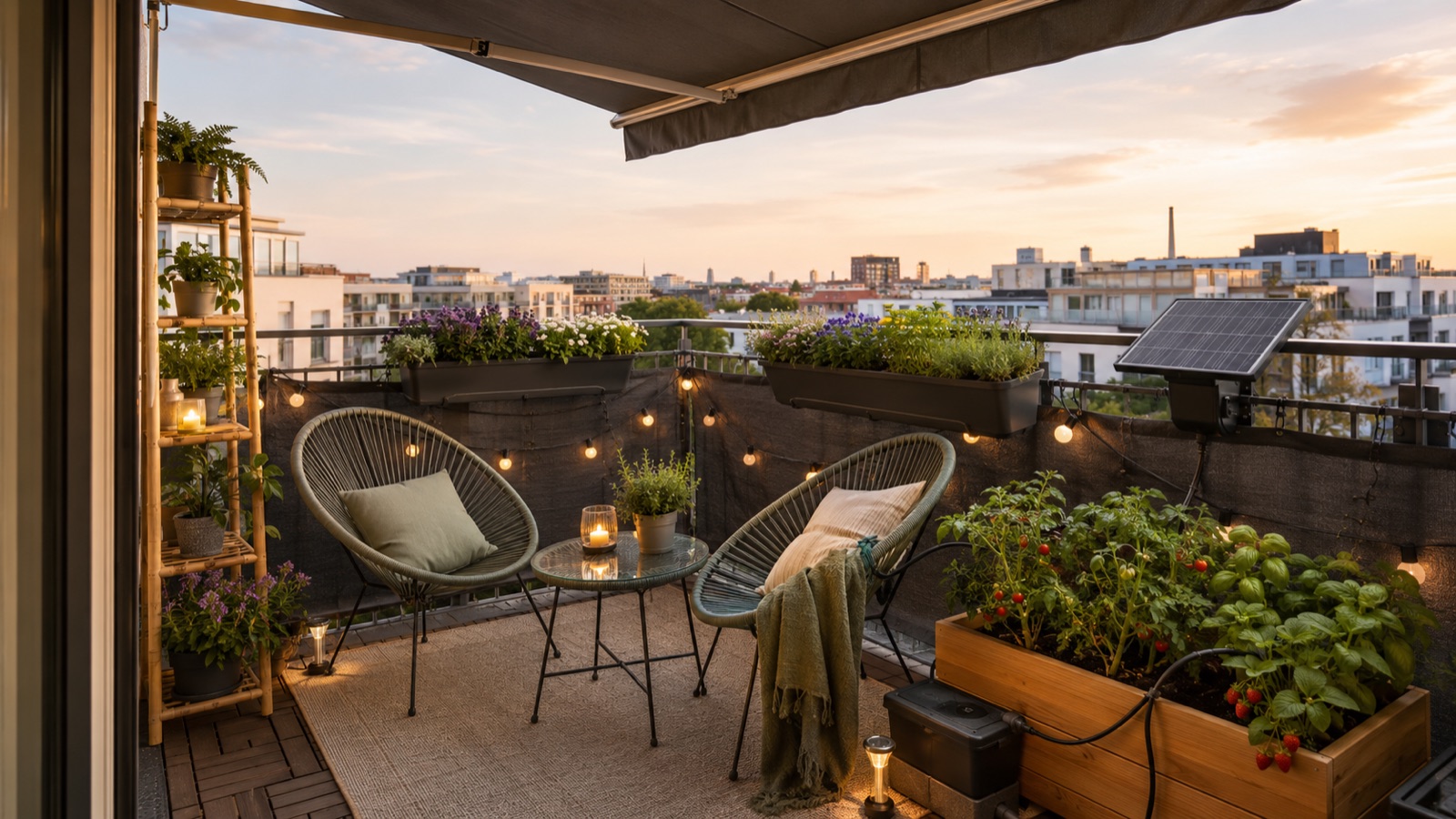 Sichtschutz für den Balkon ohne Bohren: mieterfreundliche Lösungen